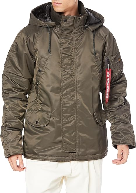 Amazon | [アルファインダストリーズ] アウター N-3B リブジャケット